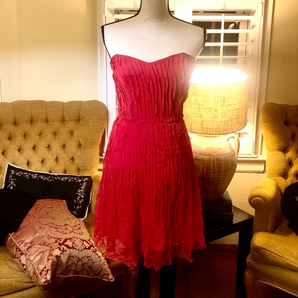 Rare Kate moss for topshop! Size 6 mini dress RED